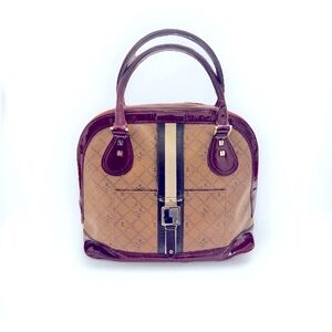L.A.M.B. by Gwen Stefani LIPSTICK Satchel Leather Luxury Designer Handbag